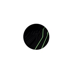 Green Lines Black Anime Arrival Night Light 1  Mini Buttons