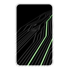 Green Lines Black Anime Arrival Night Light Memory Card Reader by Mariart