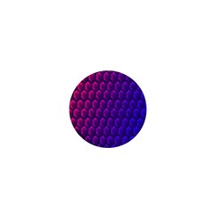 Hexagon Widescreen Purple Pink 1  Mini Buttons by Mariart