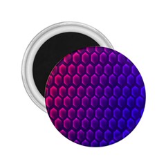 Hexagon Widescreen Purple Pink 2 25  Magnets