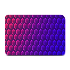 Hexagon Widescreen Purple Pink Plate Mats by Mariart