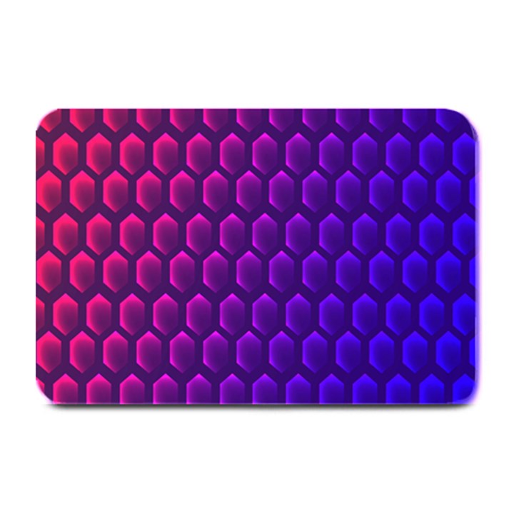 Hexagon Widescreen Purple Pink Plate Mats