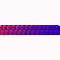 Hexagon Widescreen Purple Pink Small Bar Mats