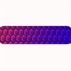 Hexagon Widescreen Purple Pink Large Bar Mats