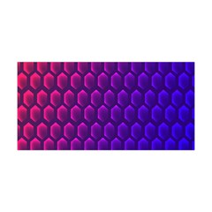 Hexagon Widescreen Purple Pink Yoga Headband by Mariart