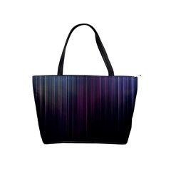 Moonlight Light Line Vertical Blue Black Shoulder Handbags