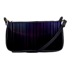 Moonlight Light Line Vertical Blue Black Shoulder Clutch Bags by Mariart