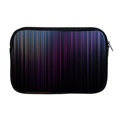 Moonlight Light Line Vertical Blue Black Apple Macbook Pro 17  Zipper Case by Mariart