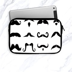 Mustache Man Black Hair Style Apple Ipad Mini Zipper Cases by Mariart