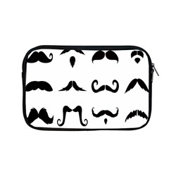 Mustache Man Black Hair Style Apple Macbook Pro 13  Zipper Case