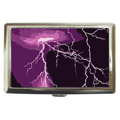 Lightning Pink Sky Rain Purple Light Cigarette Money Cases by Mariart