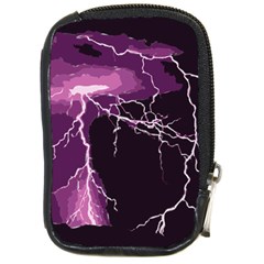 Lightning Pink Sky Rain Purple Light Compact Camera Cases