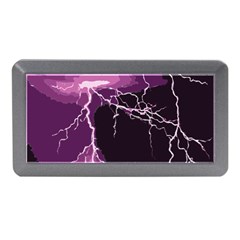 Lightning Pink Sky Rain Purple Light Memory Card Reader (mini) by Mariart