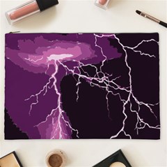 Lightning Pink Sky Rain Purple Light Cosmetic Bag (xxl)  by Mariart