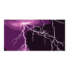 Lightning Pink Sky Rain Purple Light Satin Wrap by Mariart