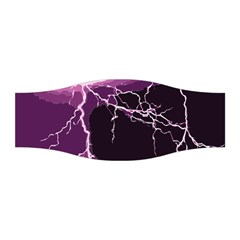 Lightning Pink Sky Rain Purple Light Stretchable Headband