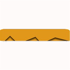 Orange Shades Wave Chevron Line Small Bar Mats by Mariart