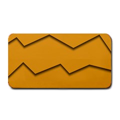 Orange Shades Wave Chevron Line Medium Bar Mats by Mariart