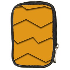 Orange Shades Wave Chevron Line Compact Camera Cases