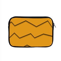 Orange Shades Wave Chevron Line Apple Macbook Pro 15  Zipper Case