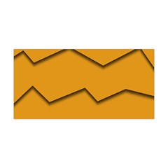 Orange Shades Wave Chevron Line Yoga Headband by Mariart