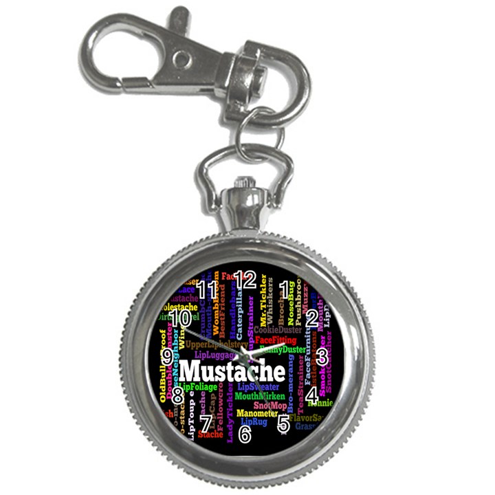 Mustache Key Chain Watches