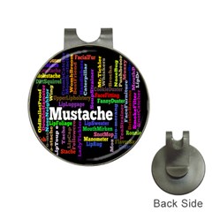 Mustache Hat Clips With Golf Markers by Mariart