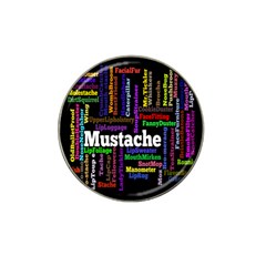 Mustache Hat Clip Ball Marker by Mariart