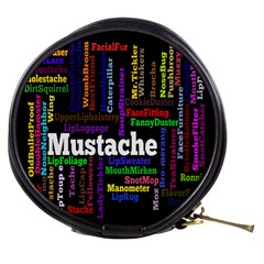 Mustache Mini Makeup Bags