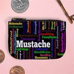 Mustache Mini Coin Purses by Mariart