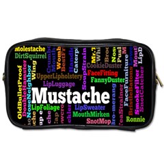 Mustache Toiletries Bags 2-side by Mariart