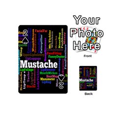 Mustache Playing Cards 54 (mini)  by Mariart