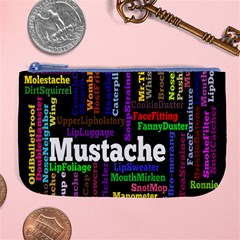 Mustache Large Coin Purse