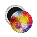 Multi Colour Alpha 2.25  Magnets Front