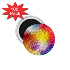 Multi Colour Alpha 1 75  Magnets (100 Pack)  by Mariart