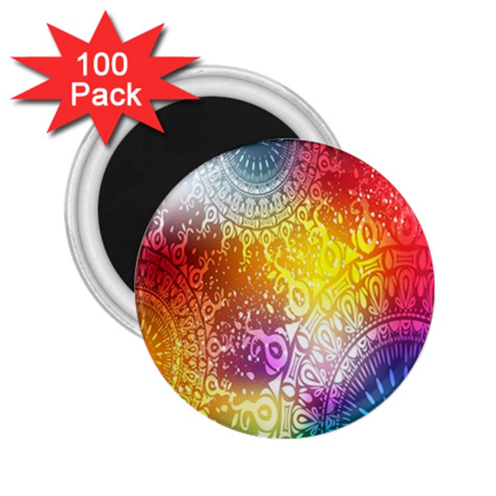 Multi Colour Alpha 2.25  Magnets (100 pack) 