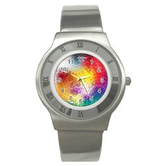 Multi Colour Alpha Stainless Steel Watch