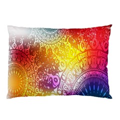 Multi Colour Alpha Pillow Case by Mariart