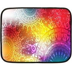 Multi Colour Alpha Fleece Blanket (mini) by Mariart