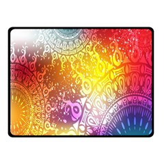 Multi Colour Alpha Fleece Blanket (small) by Mariart