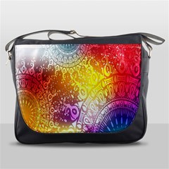 Multi Colour Alpha Messenger Bags by Mariart