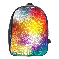 Multi Colour Alpha School Bags (xl) 