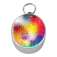 Multi Colour Alpha Mini Silver Compasses by Mariart