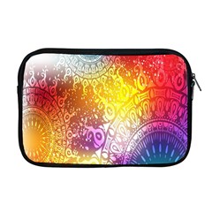 Multi Colour Alpha Apple Macbook Pro 17  Zipper Case