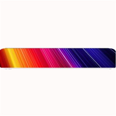 Multicolor Light Beam Line Rainbow Red Blue Orange Gold Purple Pink Small Bar Mats