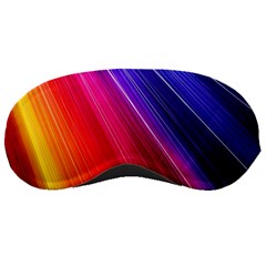 Multicolor Light Beam Line Rainbow Red Blue Orange Gold Purple Pink Sleeping Masks