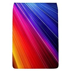 Multicolor Light Beam Line Rainbow Red Blue Orange Gold Purple Pink Flap Covers (s)  by Mariart