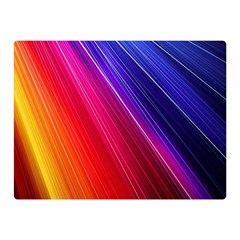 Multicolor Light Beam Line Rainbow Red Blue Orange Gold Purple Pink Double Sided Flano Blanket (mini)  by Mariart