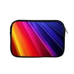 Multicolor Light Beam Line Rainbow Red Blue Orange Gold Purple Pink Apple Macbook Pro 15  Zipper Case by Mariart