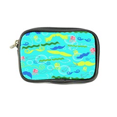 Mustache Jellyfish Blue Water Sea Beack Swim Blue Coin Purse